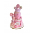 Tort Botez acadele roz