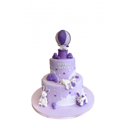 Tort Botez iepuras in balon