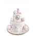 Tort Botez ursulet roz
