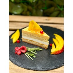 Mousse de mango cu ciocolata alba