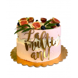 Tort Aniversar Crema de Unt Roz
