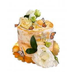 Tort Aniversar Aranjament Floral 2