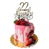 Tort Aniversar Roz cu Fructe