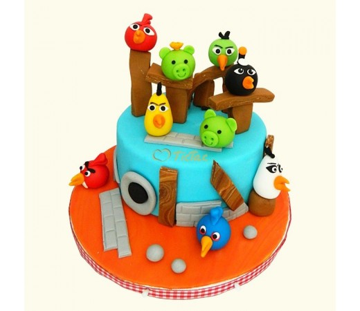 Tort Familia Angry Birds