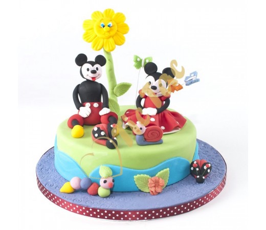 Tort Familia Mickey Mouse