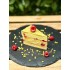 Mousse de fistic cu fructe